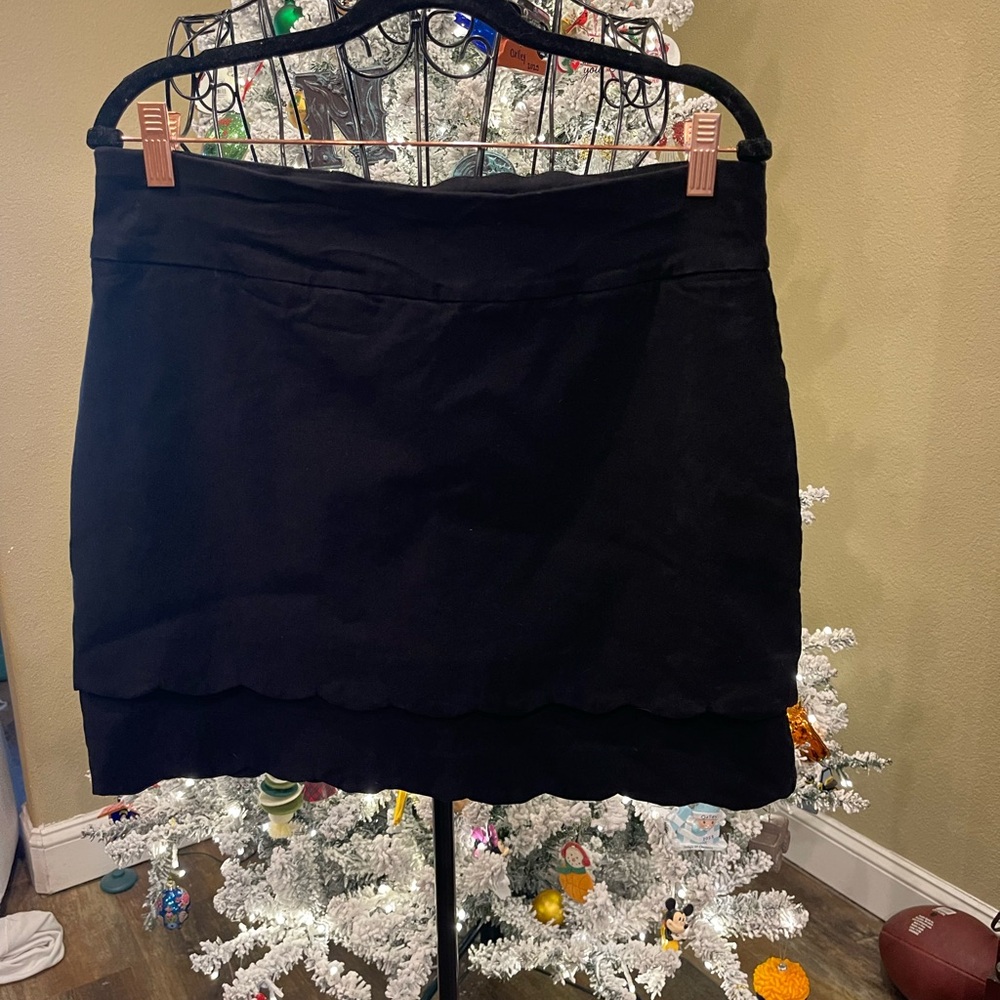 Crown & Ivy Black Mini Skirt